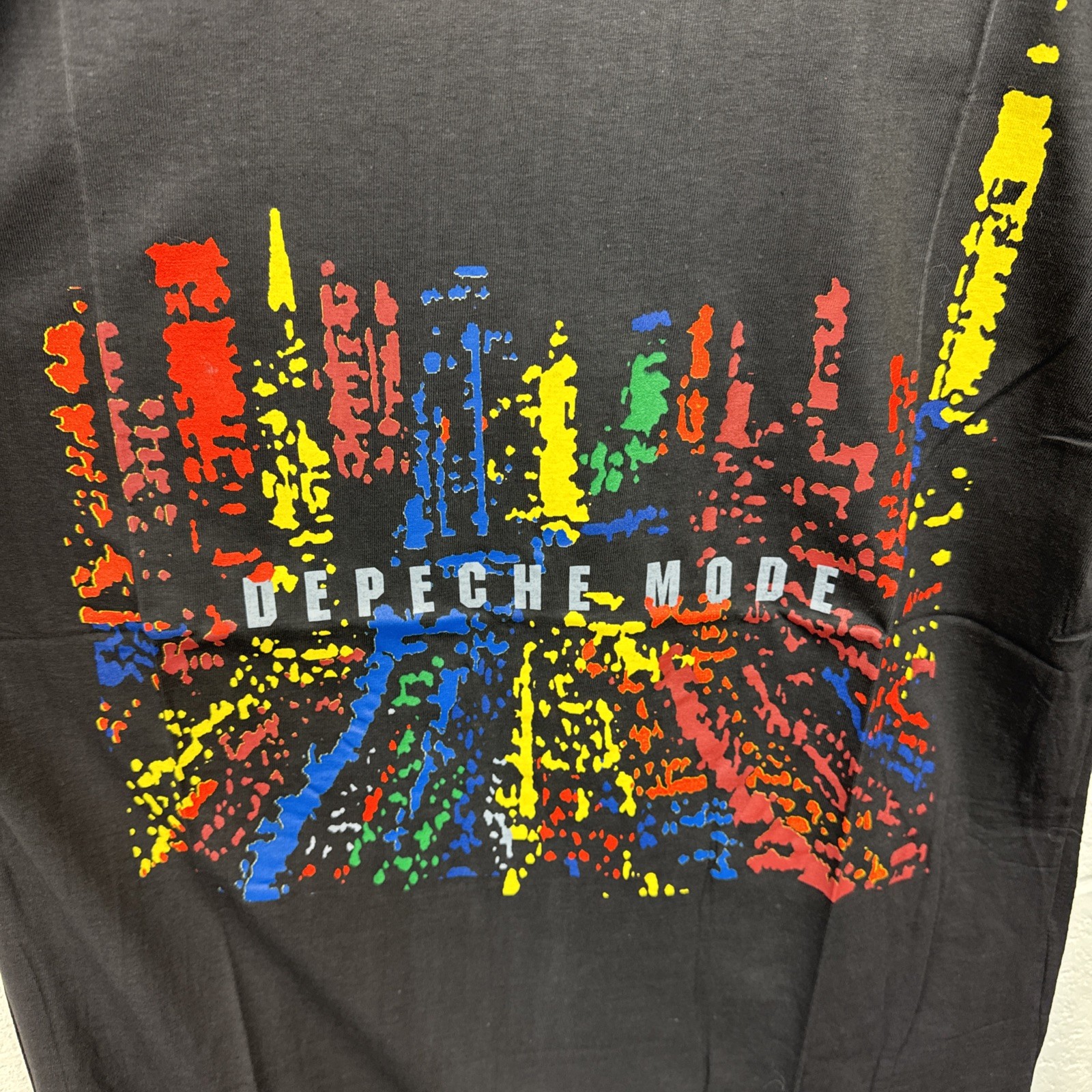 Vintage Depeche Mode T Shirt XL 80s Tour  T Sound Touch Of Music Deadstock Rare