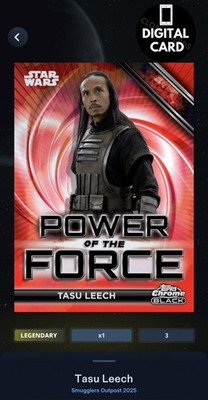 5cc TASU LEECH RED SMUGGLERS OUTPOST 25 LEGENDARY Star Wars Card Trader