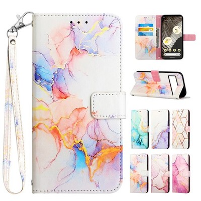 For iPhone 17 16e/15/14/13/12 11 Pro Max Pattern Flip Leather Wallet Case Cover