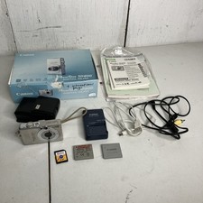 Canon PowerShot Digital ELPH SD600 6.0MP Camera w/Charger SD Card Case Box