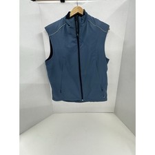 Vintage REI Fleece Lined Vest Cycling Mens Size Medium Blue