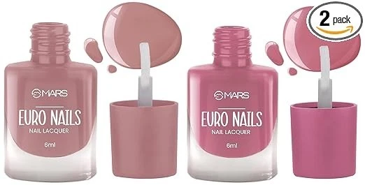 MARS EURO Nail Lacquer | Glossy Gel Finish | Rich Pigmentation | Chip Free | Qui