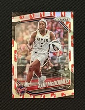 Aari McDonald 2025 Panini Prizm WNBA #10 WNBA Logo Prizm Indiana Fever