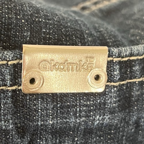 Akademiks Jeans Mens 54x32 ( 54x29 )Dark Wash Baggy Blue Skate Wide Leg - Picture 17 of 17