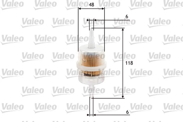 587011 FILTRO COMBUSTIBLE MOTOR VALEO PARA AUDI 100,80,COUPE,50,90,75,60,SUPER 90,C3,B2 Foto 2 de 4