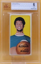 ⚡1970-71 Topps Basketball #75 LEW ALCINDOR BVG 6 EX-MT KAREEM ABDUL-JABBAR HOF🏀
