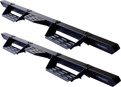 Truck Drop Steps Running Boards Black Powder-Coat Fits Select Ford SuperCrew Cab