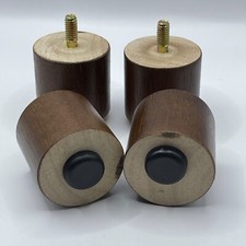 1 Set 4 pcs Genuine Lazboy Wooden Feet Legs Sofa And Loveseat Lazy Boy NEW