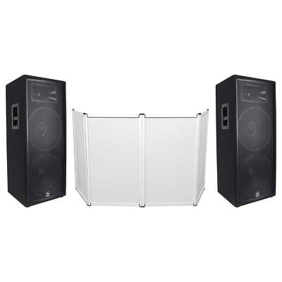 (2) JBL JRX225 Dual 15