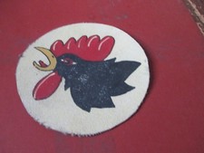 WWII LUFTWAFFE FIGHTING COCK III /JG 2 FIGHTER  SQUADRON   FLIGHT JACKET PATCH