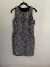 J. Crew Tulle Women's Sleeveless Multicolored Metallic Dress Sz 4P (J1)