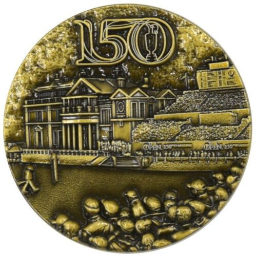 2022 OFFIZIELLER St. Andrews 150. British Open GROSSER GEDENKGOLFBALL MARKER - Bild 1 von 2