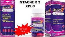 Stacker 3 XPLC Fat Burner 2 Weight Loss & Energy Boost Capsules (Pick Your Own)