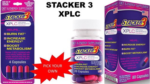 Stacker 3 XPLC Fatburner 2 Kapseln zum Abnehmen & Energieschub (selbst aussuchen) - Bild 1 von 12