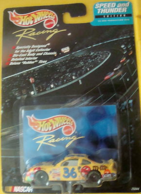 HOT WHEELS NASCAR #36 Ernie Irvan M&M's Pontiac 1:64 SCALE SPEED