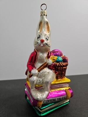 Christopher Radko Easter 1998 Ornament ''COTTON TALE'' 7''