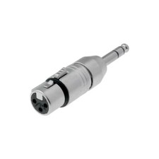NA3FP Adapter Jack 6,35mm Stecker,XLR weiblich stereo PIN: 3 NEUTRIK