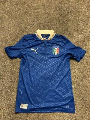 Puma イタリア代表 2013 サッカーシャツ L Italy 2011 2012 2013 Home Football Shirt Soccer Jersey Puma