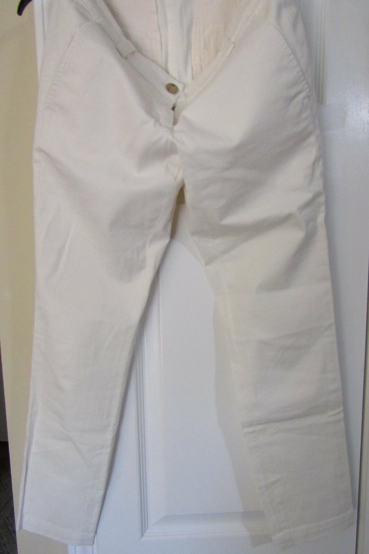 L.L.Bean Signature Women's Casual Pants size 0,  white,  cotton