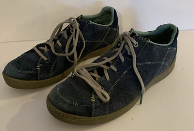 AHNU F8014G Blue Casual Lace Up Sneaker Oxford Shoe Womens US 9.5, EU 40.5