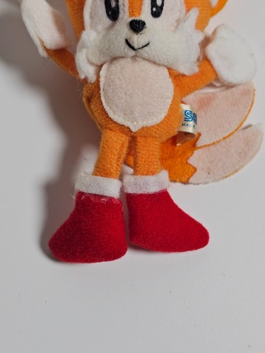 Rarissimo primo modello Sonic il riccio e la coda portachiavi mascotte peluche - Foto 12 di 14