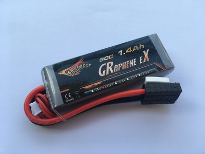 2X 1400mAh 11.1V 90C LiPo Battery Traxxas 1/16 E-Revo Slash Summit #2823X