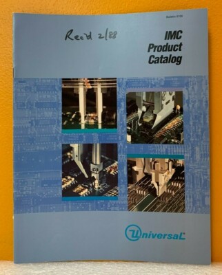 Universal Instruments Corporation IMC Product Catalog Bulletin 9100.