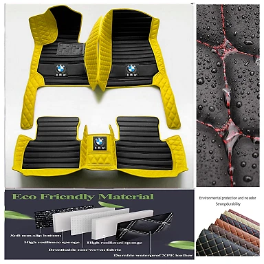 Custom For BMW All Model Car Floor Mats Carpets Waterproof Cargo Liners Handmade - Imagen 32 de 42
