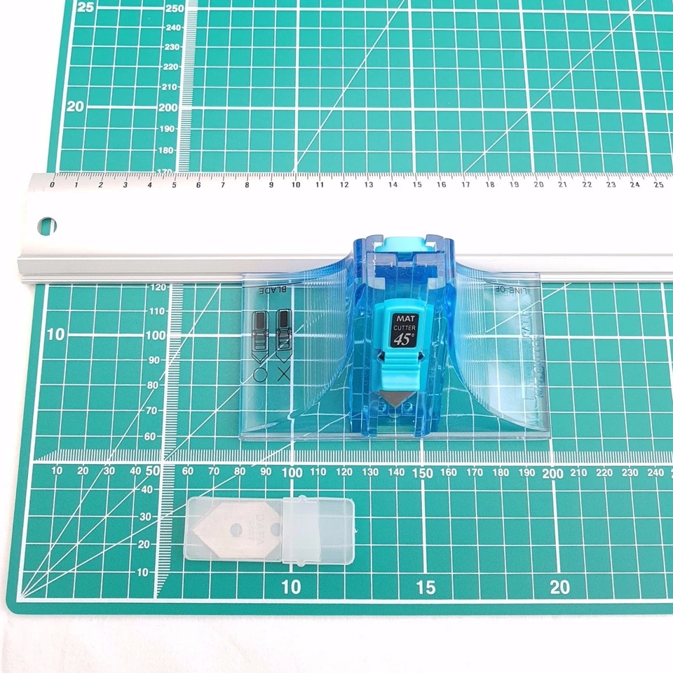 Jakar A3 Picture Photo Mount Cutter 40cm Guide Ruler & Cutting Mat Set Kit  - Image 3 of 3