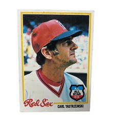 1978 Topps CARL YASTRZEMSKI # 40 Baseball Card Red Sox