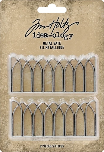 Tim Holtz Idea-ology METAL GATES Halloween Embellishments 2pcs TH93961