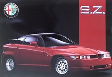 Poster Plakat Alfa Romeo S.Z. Zagato ES 30 Original alt rar top