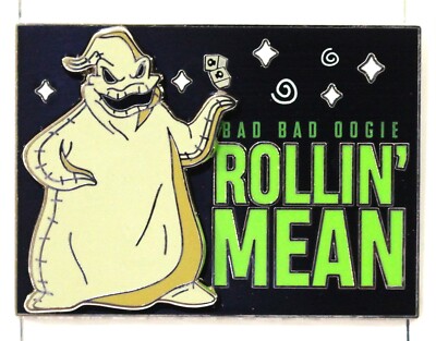 Disney Nightmare Before Christmas Pin Bad Bad Oogie Boogie Rollin' Mean