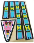 Handmade Crow Colors Beadwork for Powwow War Shirts / Pants / Legging BWD812