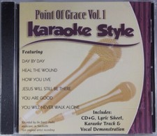 Point of Grace Volume 1 Christian Karaoke Style NEW CD G Daywind 6 Songs