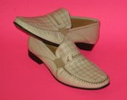 Men's Darkhill Bossini Ivory Leather Loafers Shoes EU 39 / US 7 Sole: 10.75" VGC — photo 3