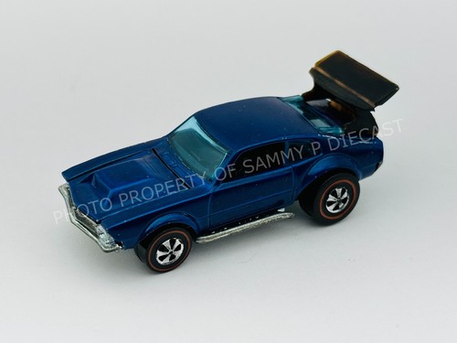 Hot Wheels Redline MIGHTY MAVERICK Blue HK Black Interior Very Nice !!! - Picture 2 of 6