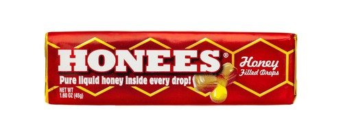 Honees Honey Filled Drops Delicious Soothing & Melting Drops 1.60 Bars 24 Pack - Picture 2 of 4