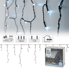 Guirlande lumineuse 12m blanc froid 360 ampoules LED intérieur/extérieur IP44