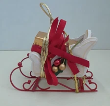Godiva Chocolatier Chocolates Christmas Tree Ornament Holiday Santa Sleigh Box