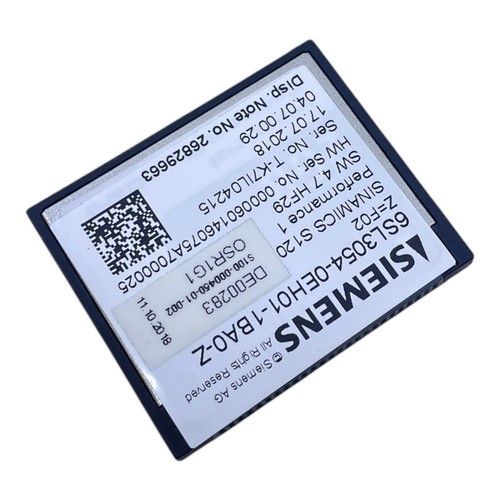 Siemens 6SL3054-0EH01-1BA0-Z SINAMICS S120 CompactFlash Card Industrial. insert - Picture 6 of 12