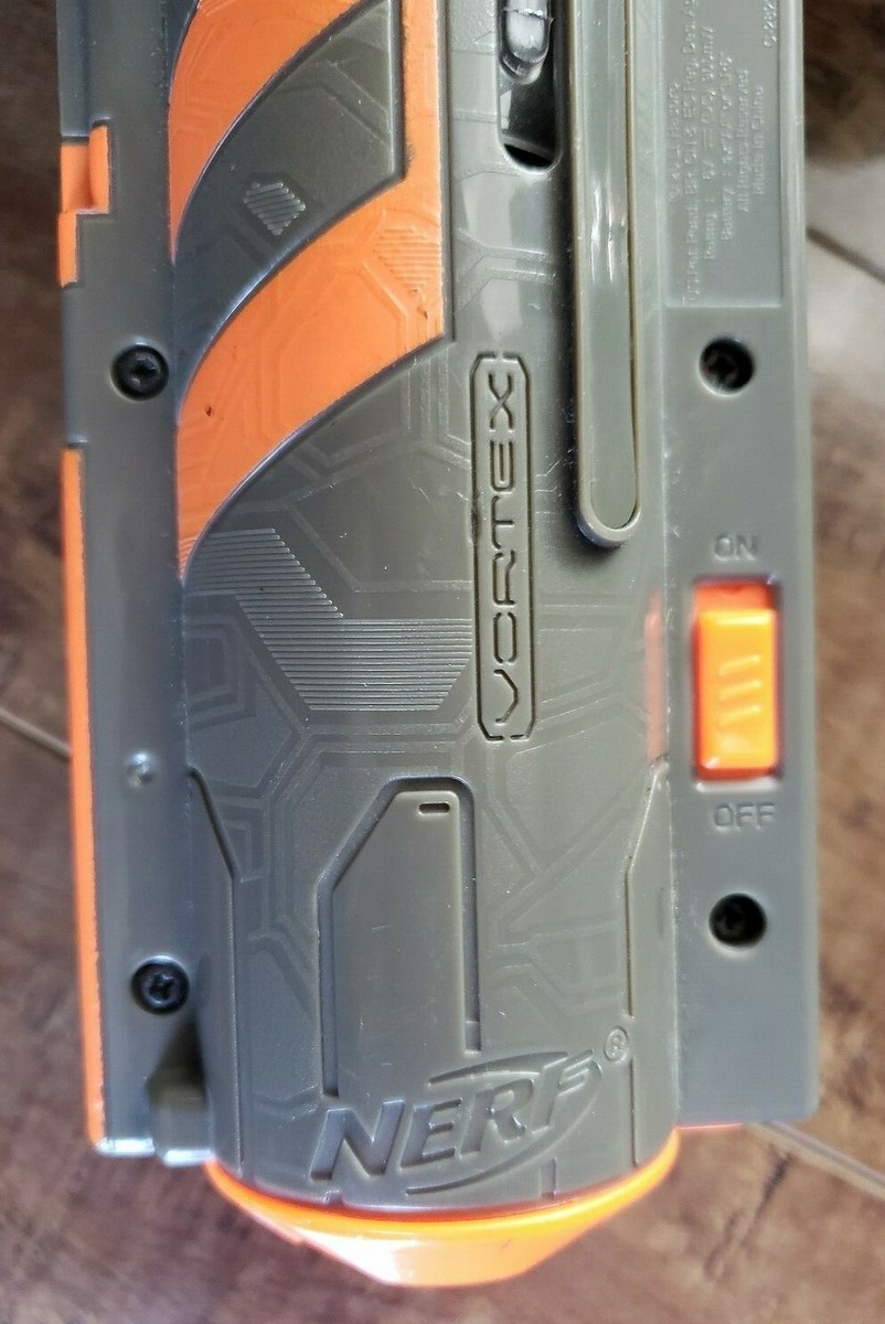 NERF Vortex Lumitron Blaster + Firefly Tech LIGHT IT UP Magazine +