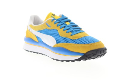 puma future rider stream on blue