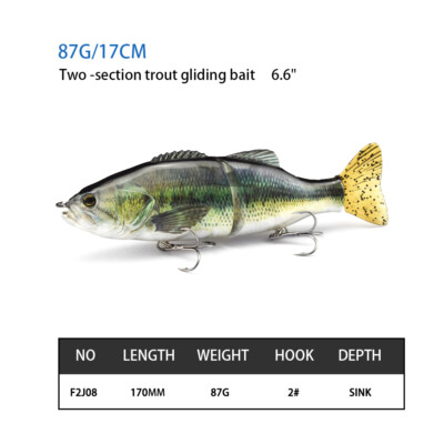 Bluegill Glide Bait 17cm 87g Trout Fishing Lures Artificial Hard Plastic Baits | eBay Bluegill Glide Bait 17cm 87g Trout Fishing Lures Artificial Hard Plastic Baits | eBay