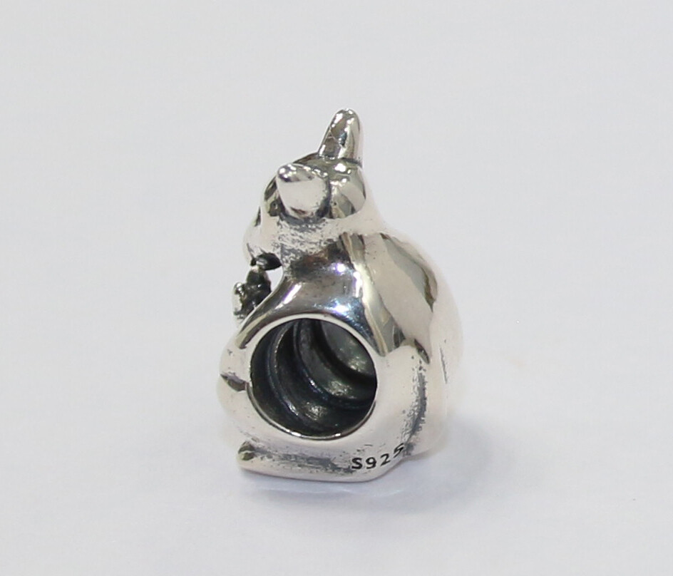 Charme Argent Sterling 925 Vintage - Kangourou Avec Bébé HMK (2,6g - 2,5cm) - France
