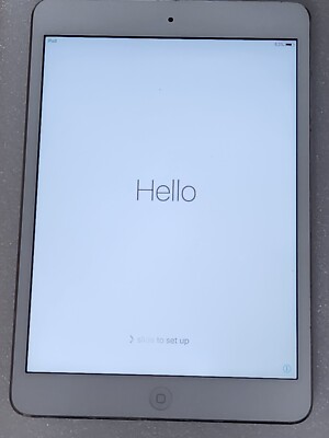 Apple iPad Mini 1st Generation 16GB Silver & White (Wi-Fi Only). Model A1432