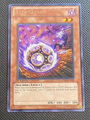 YuGiOh! - Ally Salvo STBL-EN092 Rare 1st Edition Near Mint Starstrike Blast