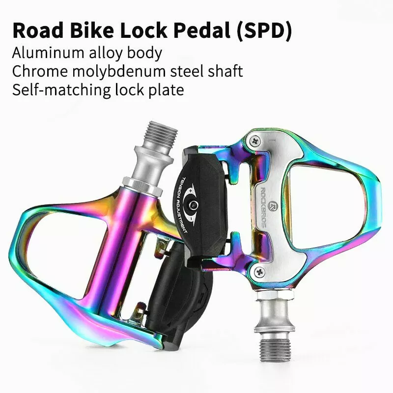 ROCKBROS Road Bike Clipless Pedals Bicycle Self locking Pedal SPD