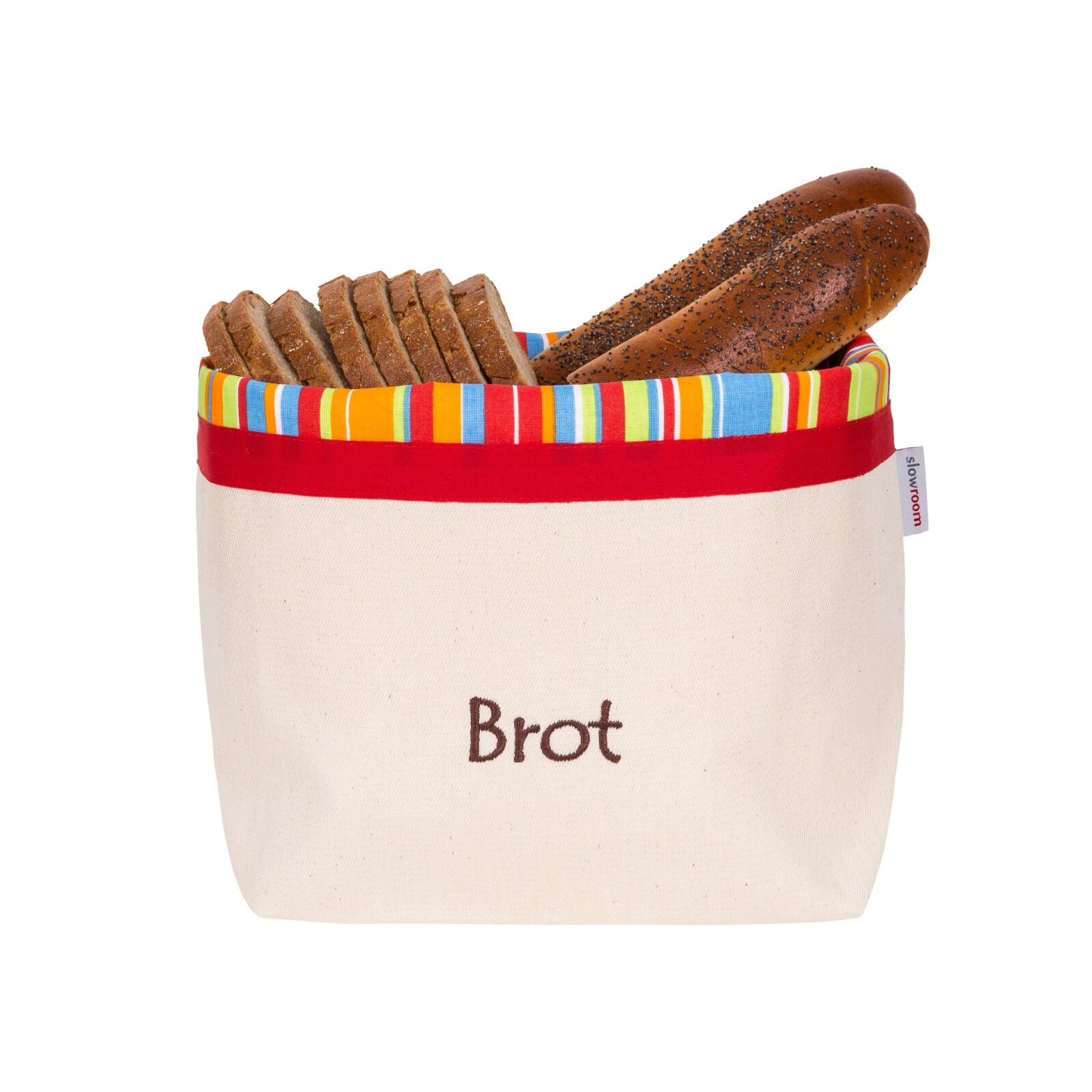 Brottasche Sonnig aus Baumwolle 3 in 1 fürs Einkaufen + Frischhalten + Servieren