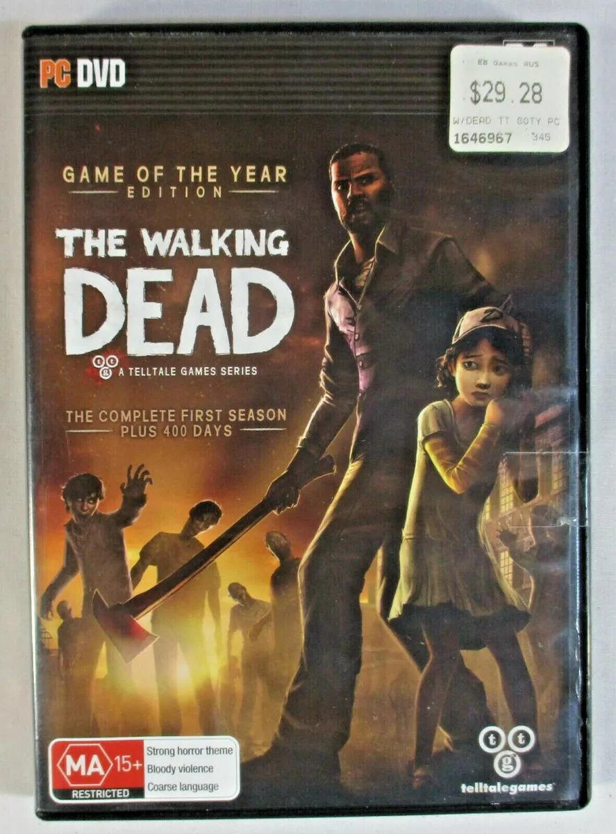 THE WALKING DEAD GAME OF THE YEAR EDITION, PC DVD-ROM GAME 2013 NO BOOK